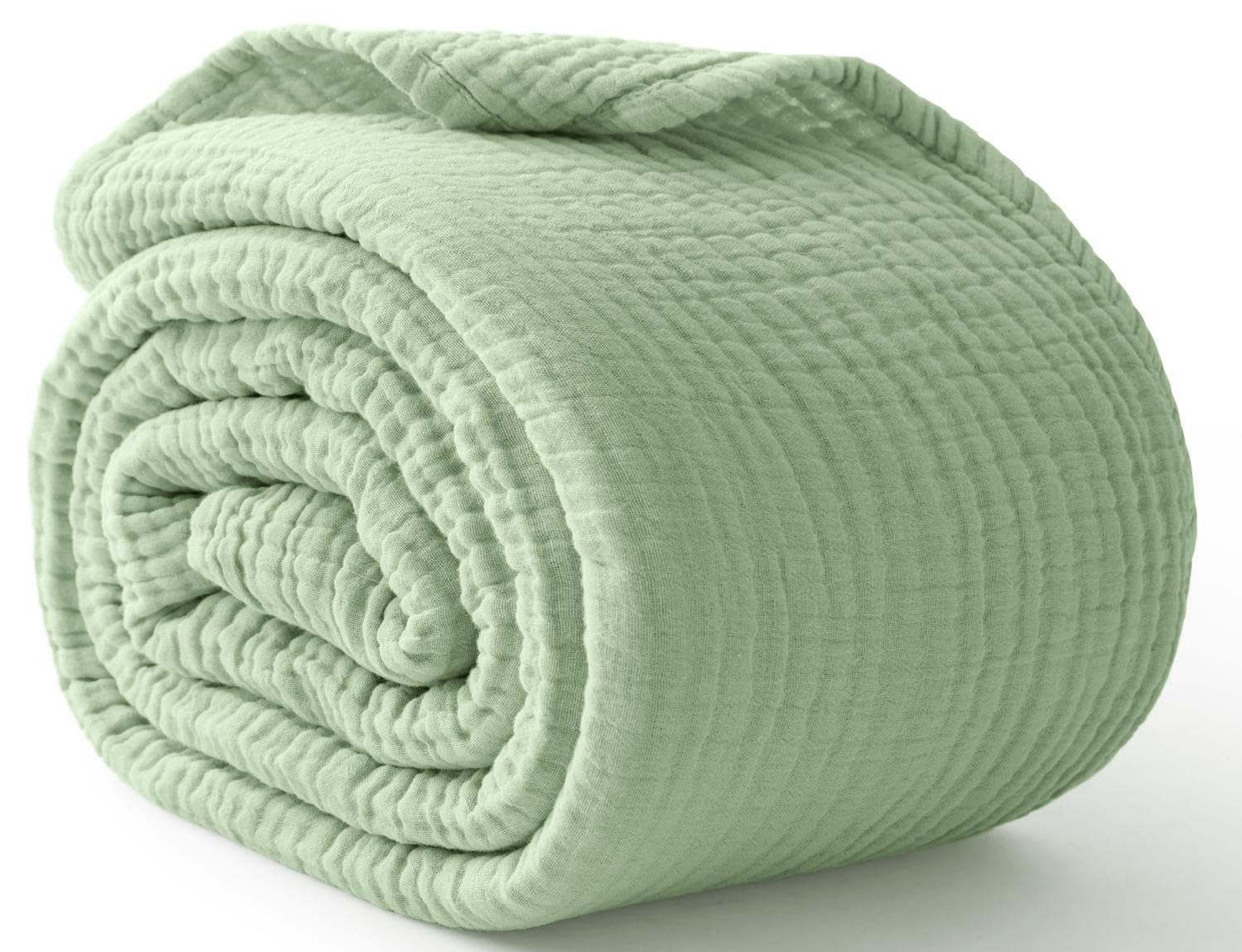 Muslin Cotton Bedspread - 100% katoenen deken voor bed Zachte
