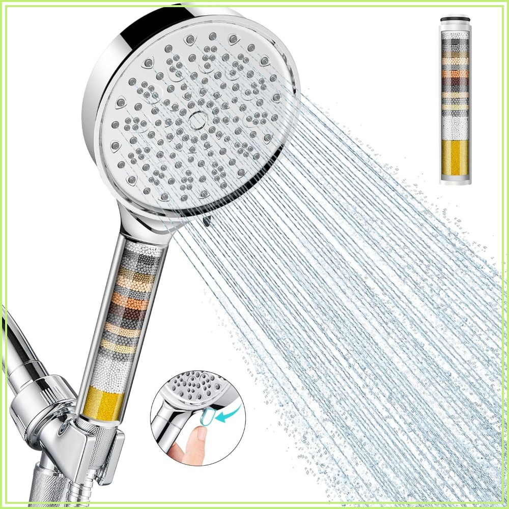 High Pressure Shower Head Handheld - Gefilterde douchekop met handdouche, hoge druk,