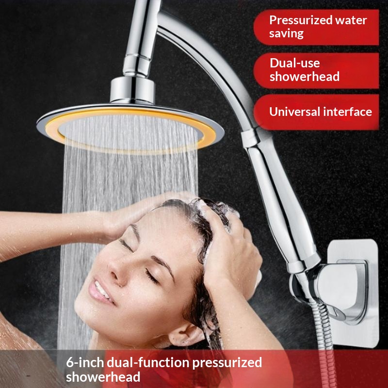 High Pressure Shower Head Handheld - 6 inch hoge druk 360 graden