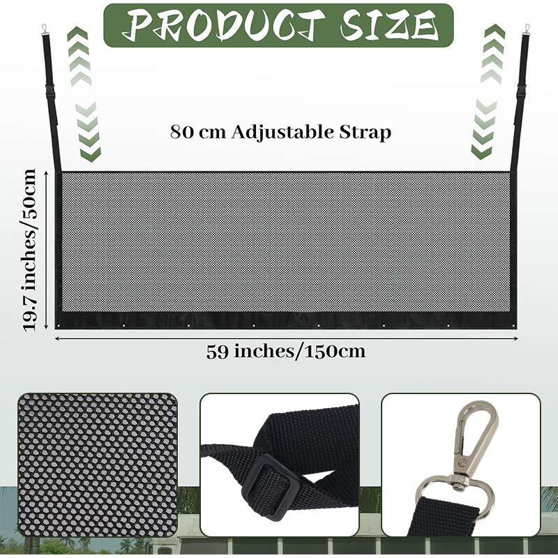Bedding - RV Stapelbed Veiligheidsnet Valbescherming met Bevestigingsmateriaal