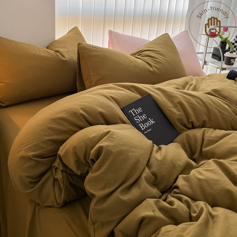 Duvet Cover Sets With Zipper - Gezellige beddengoedset 3-delig, 1 dekbedovertrek met