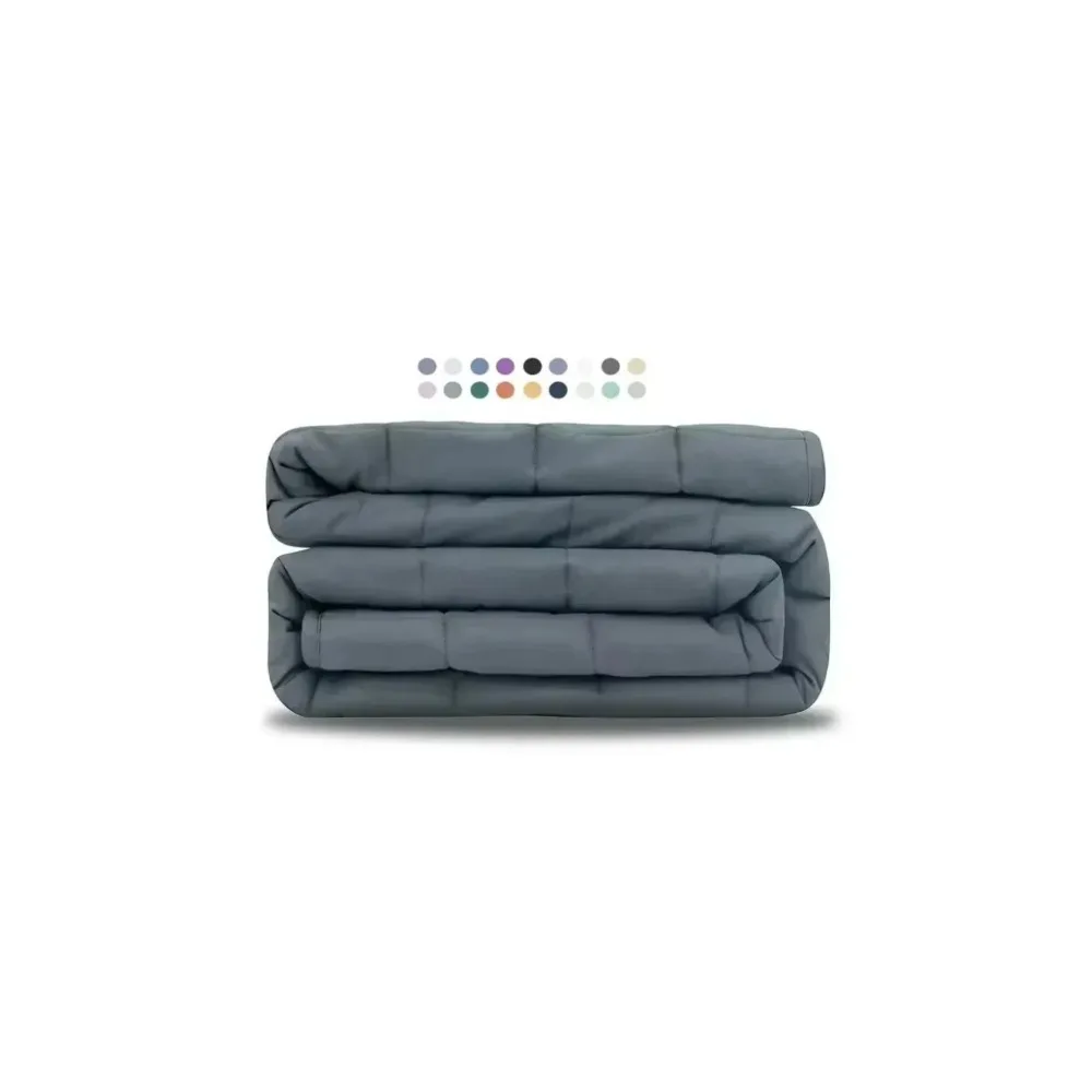 Weighted Blanket Adults Anxiety - Koelende Gewogen Dekbed, Zwaartekrachtsdeken voor Volwassenen,