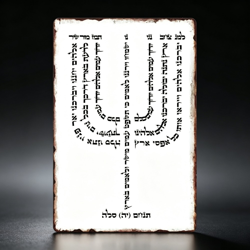 Home Decor - CIFBUY Vintage Hebreeuws YHVH Aluminium Wanddecoratie