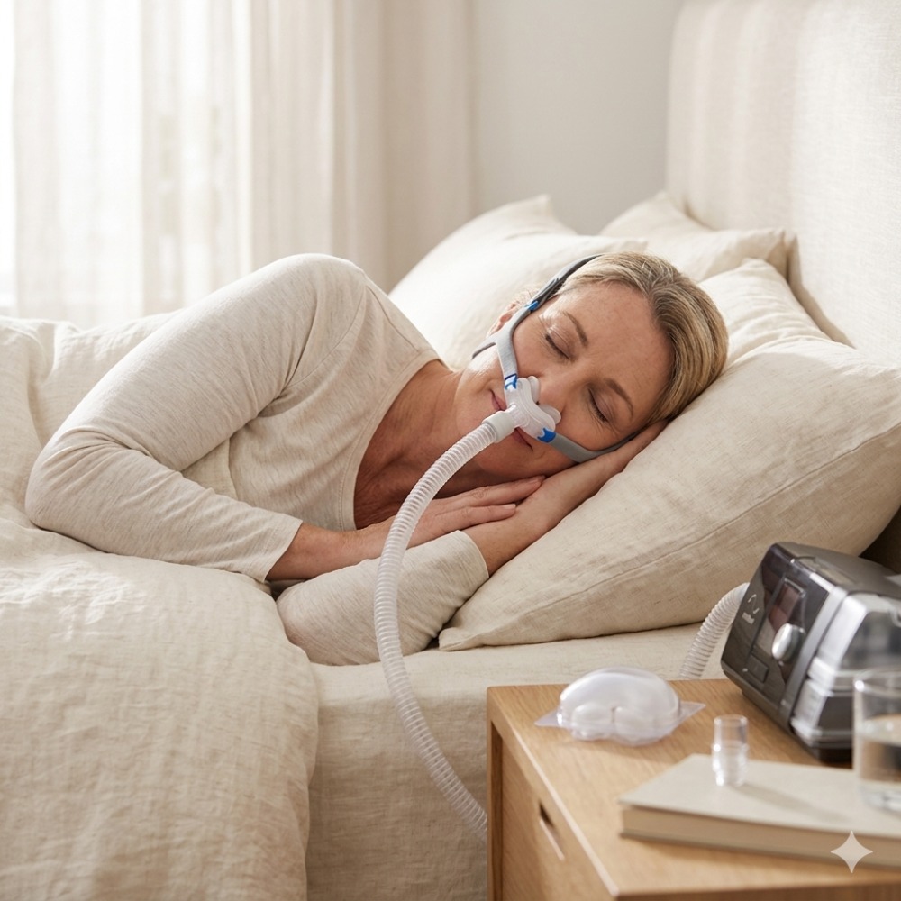 Anti Snore Contour Pillow - Nieuwe vervangende neusmasker CPAP-maskerset compatibel met