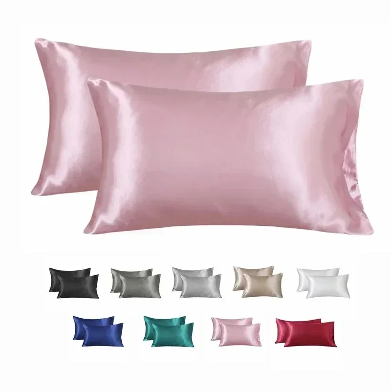 Satin Silk Pillowcase Hair Skin - 100% Zijden Kussensloop Kussensloop Zijdeachtig Satijn