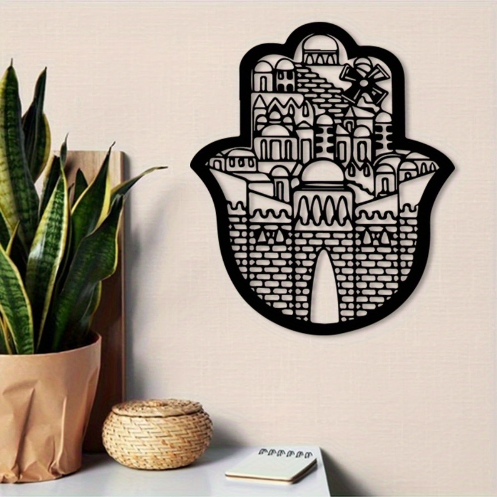 Home Decor - CIFBUY ijzeren wandkunst islamitische architectuur Jeruzalem