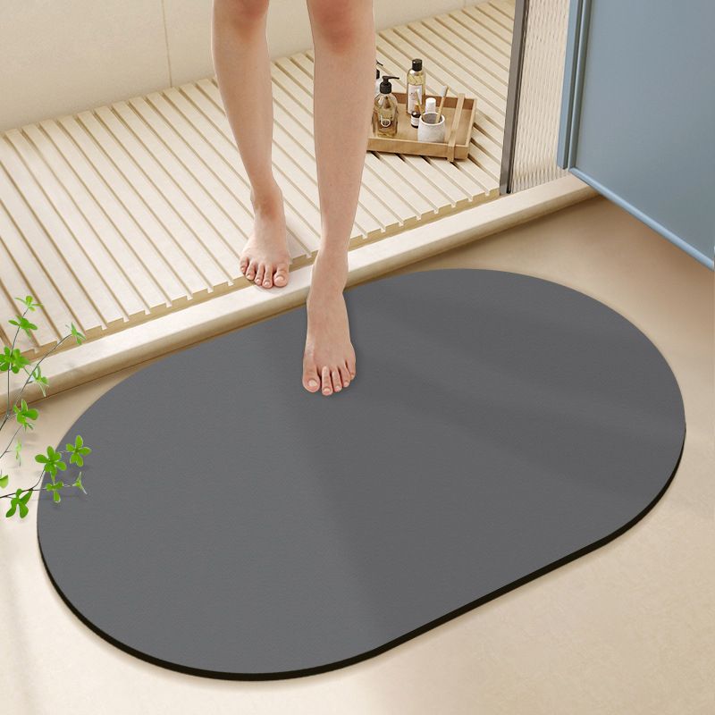 Quick Dry Diatomite Bath Mat - VIKAMA Onregelmatige ovale diatomiet badmat sneldrogend