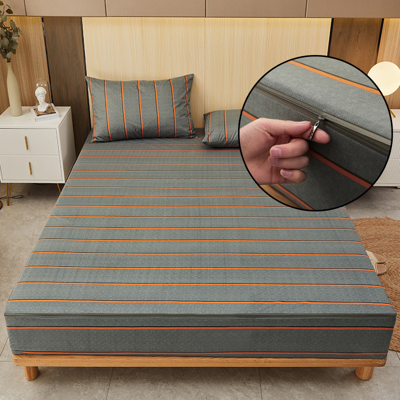 Waterproof Mattress Protector Breathable - Bedrukte Waterdichte Matrashoes Met Ritssluiting 6-zijdige