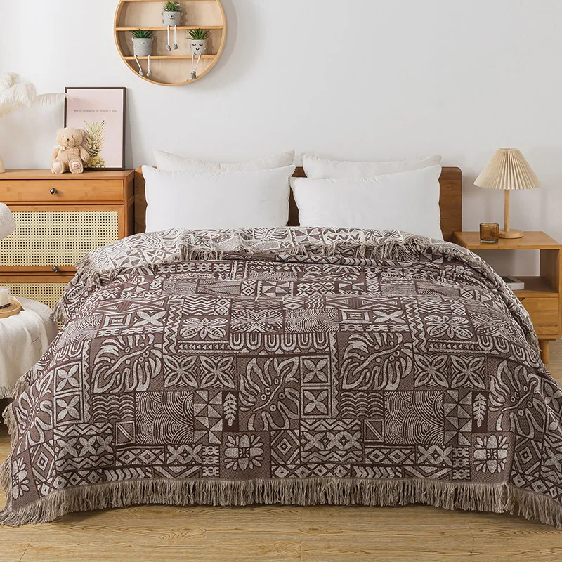 Muslin Cotton Bedspread - Katoenen spreiën, 4 lagen mousseline-gaas, handdoekdekens,
