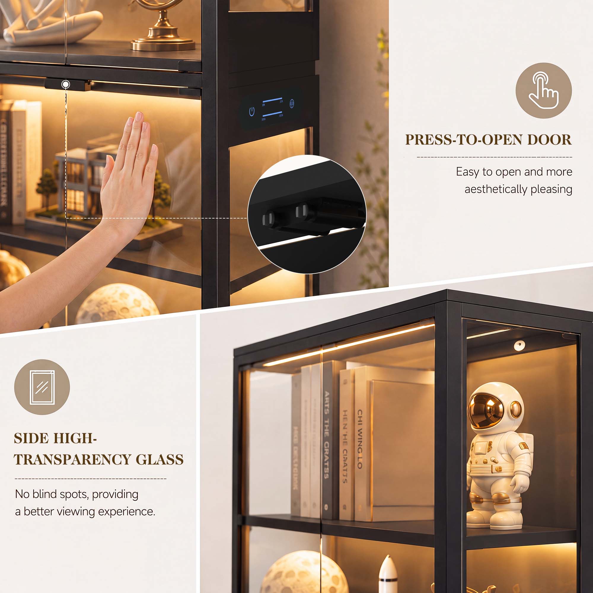 TCGBKAF 5-laags vitrinekast me - Storage & Organization recensie en prijs