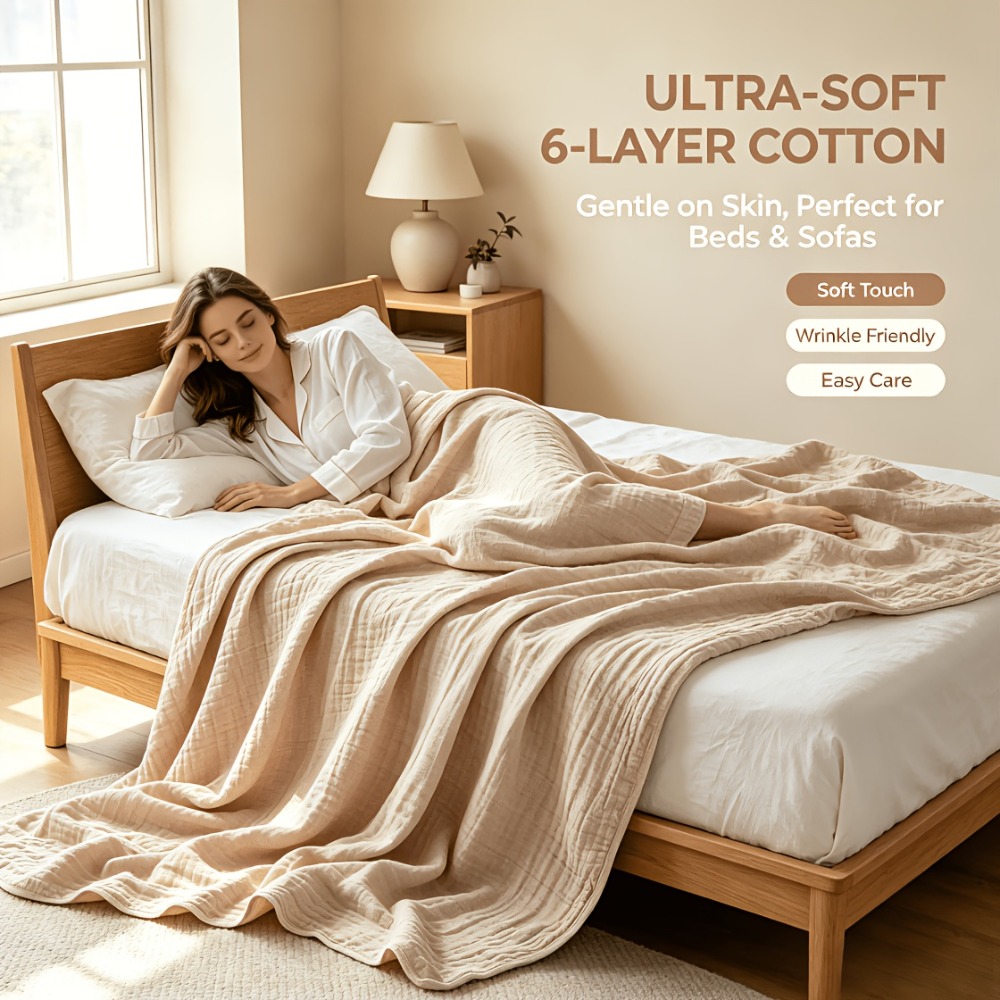100% katoenen mousseline deken - Muslin Cotton Bedspread recensie en prijs