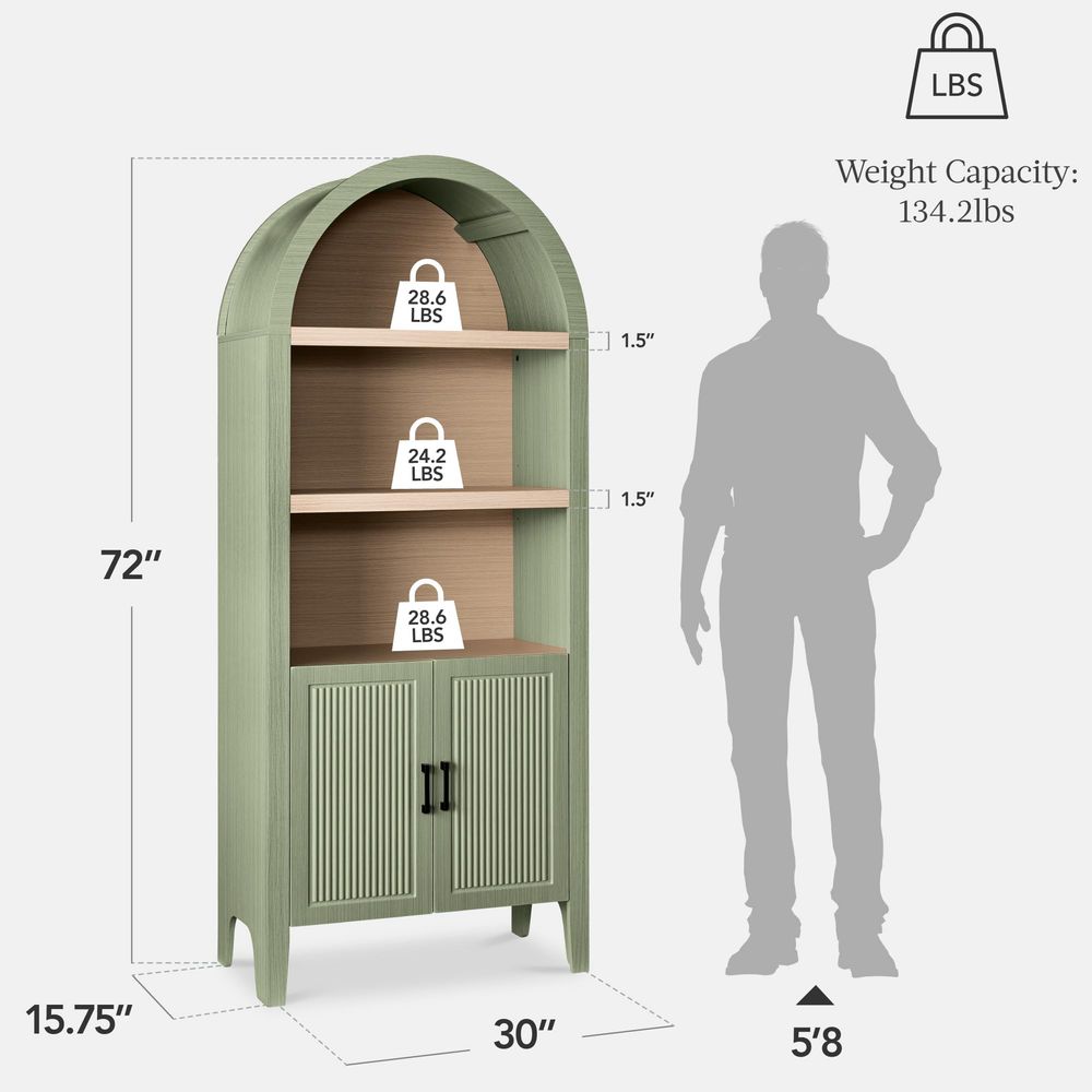 71 cm hoge gebogen keukenkast, - Storage & Organization recensie en prijs
