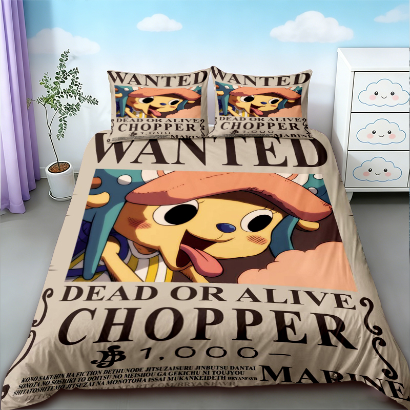 Luffy 3-delige dekbedovertreks - Bedding recensie en prijs