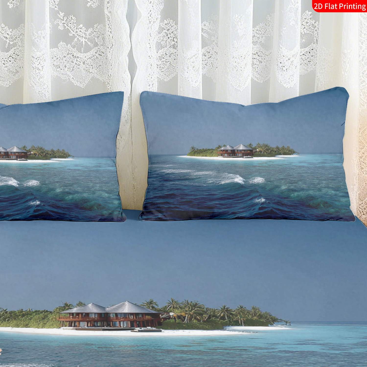 Tropische eiland beddengoedset - Fitted Bed Sheets Deep Pocket recensie en prijs