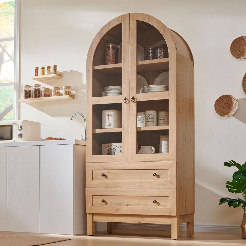 71 inch hoge gebogen keukenkas - Storage & Organization recensie en prijs