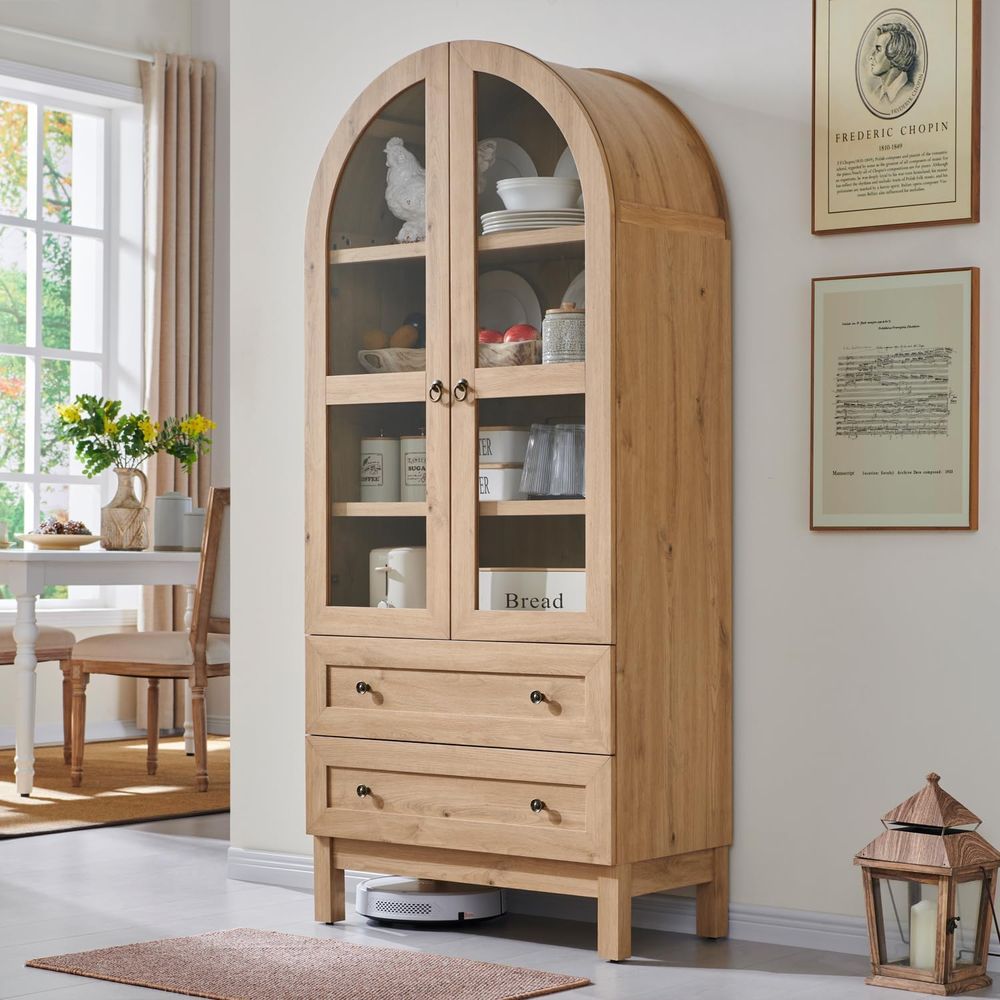 71 inch hoge gebogen keukenkas - Storage & Organization recensie en prijs