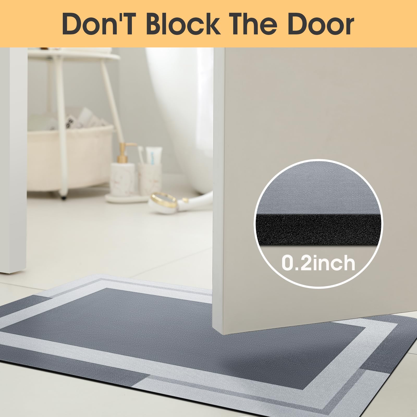 VIKAMA Badkamer Runner Tapijt  - Quick Dry Diatomite Bath Mat recensie en prijs