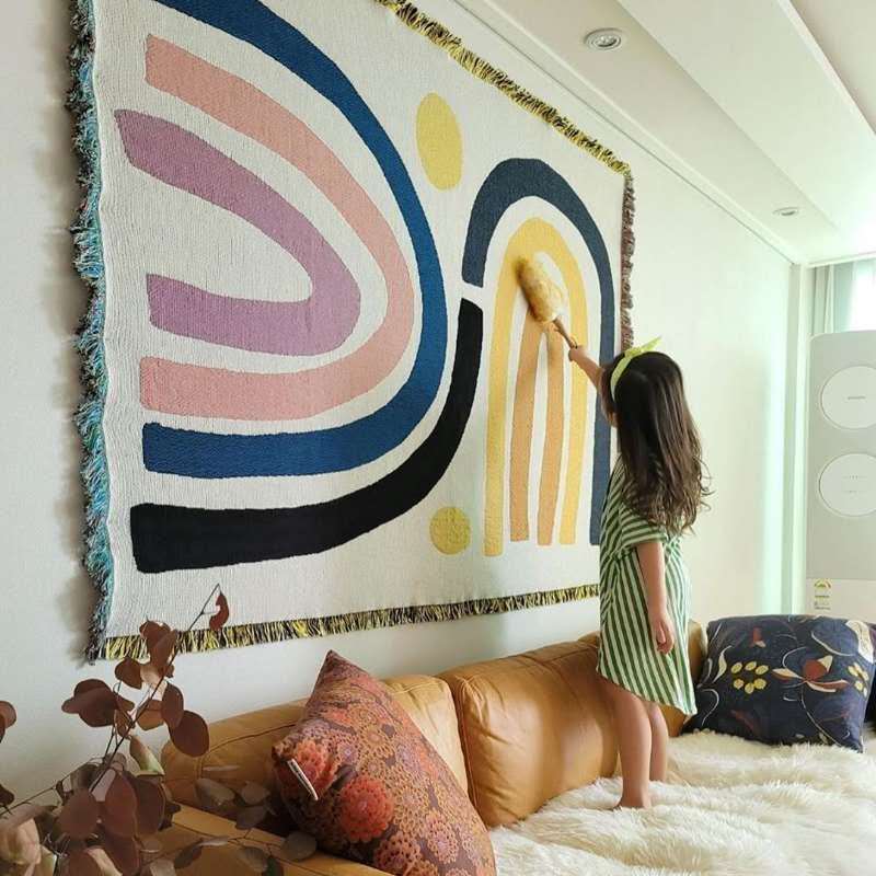 Textile City Ins dikke katoene - Boho Throw Blanket Fringe recensie en prijs