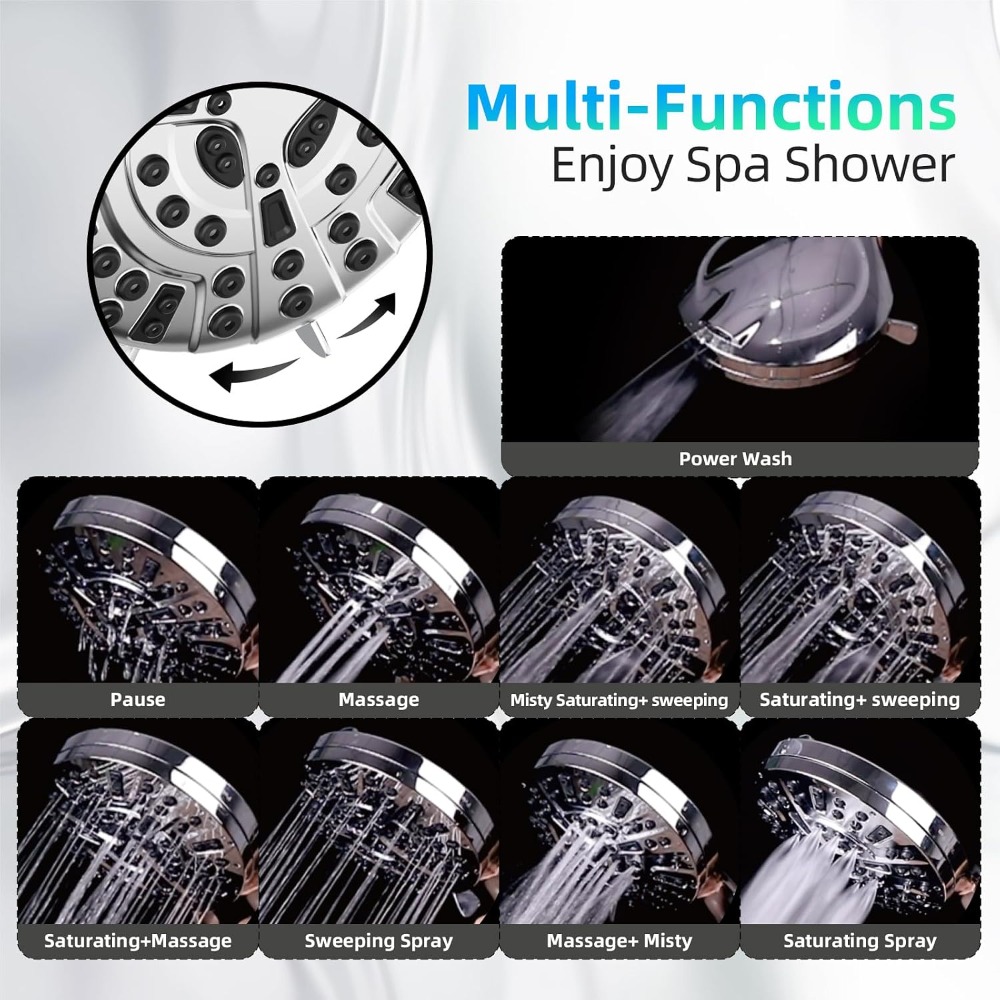 10-functies hogedrukdouchekop  - High Pressure Shower Head Handheld recensie en prijs