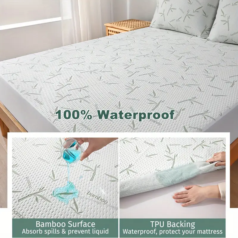 1pc bamboe matrasbeschermer, a - Waterproof Mattress Protector Breathable recensie en prijs