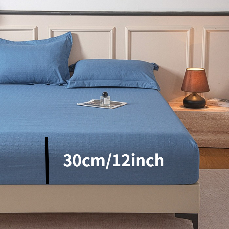 Nieuw geëmbossed geborsteld mi - Fitted Bed Sheets Deep Pocket recensie en prijs