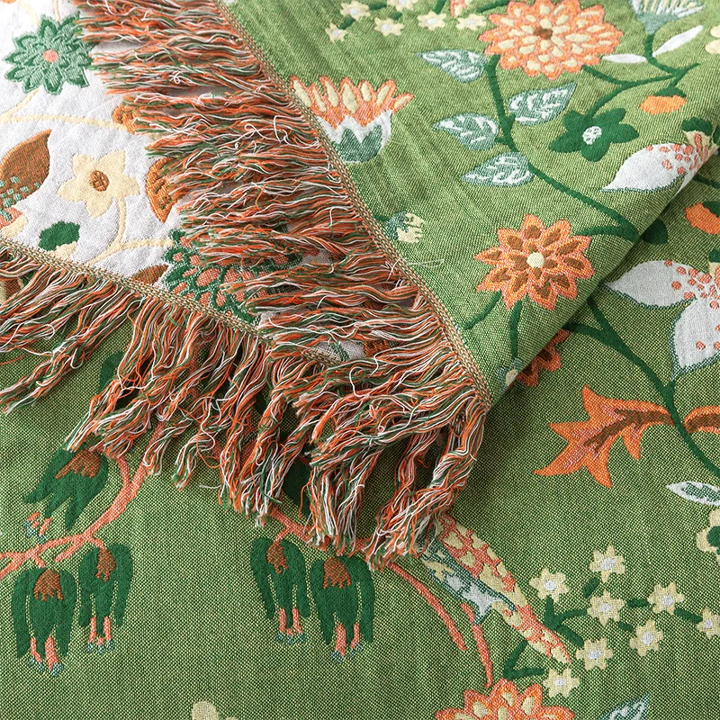 Puur katoenen deken van mousse - Muslin Cotton Bedspread recensie en prijs