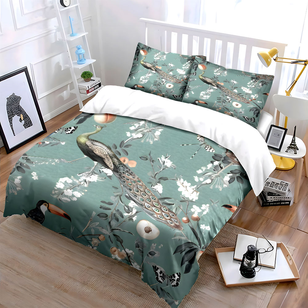 3-delige beddengoedset met pau - Aesthetic Floral Duvet Cover recensie en prijs
