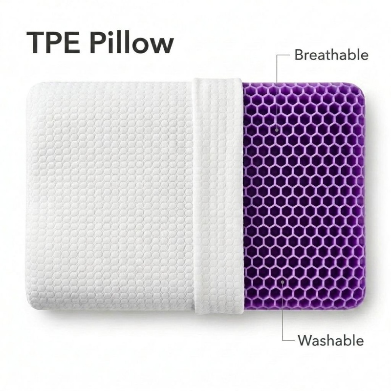 Ademend TPE Pectine Kussen Erg - Anti Snore Contour Pillow recensie en prijs