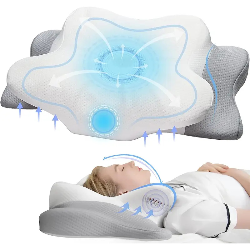 Geurloos orthopedisch kussen v - Memory Foam Orthopedic Pillow Neck Pain recensie en prijs