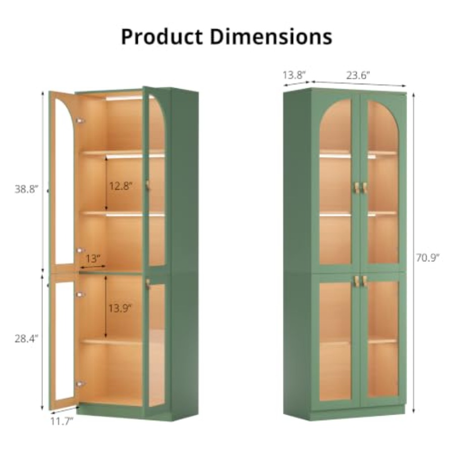 Woonkamerkast met gehard glaze - Storage & Organization recensie en prijs