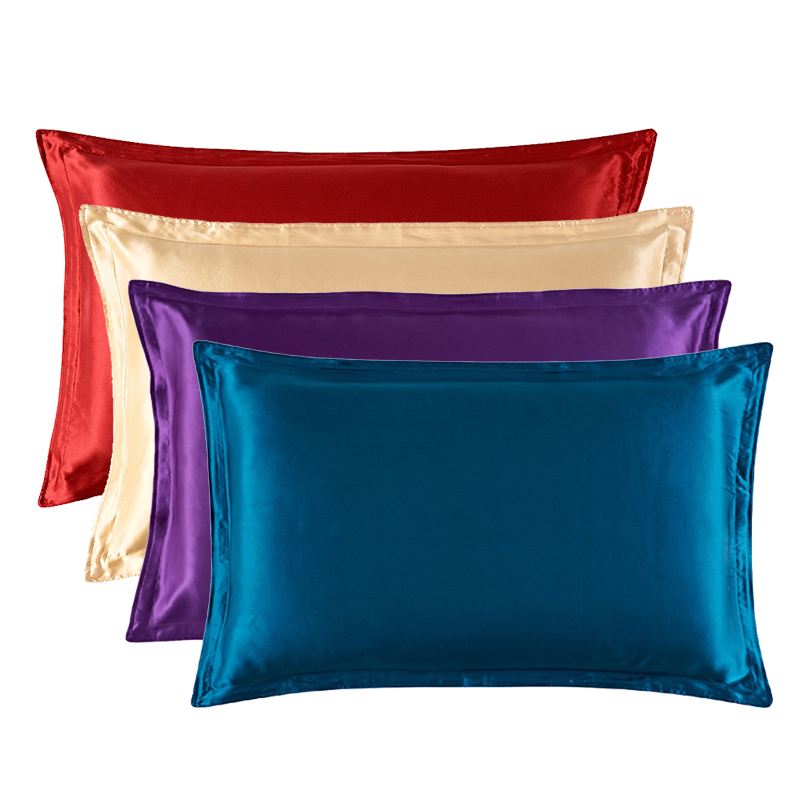 48x74cm kussensloop patchwork  - Satin Silk Pillowcase Hair Skin recensie en prijs