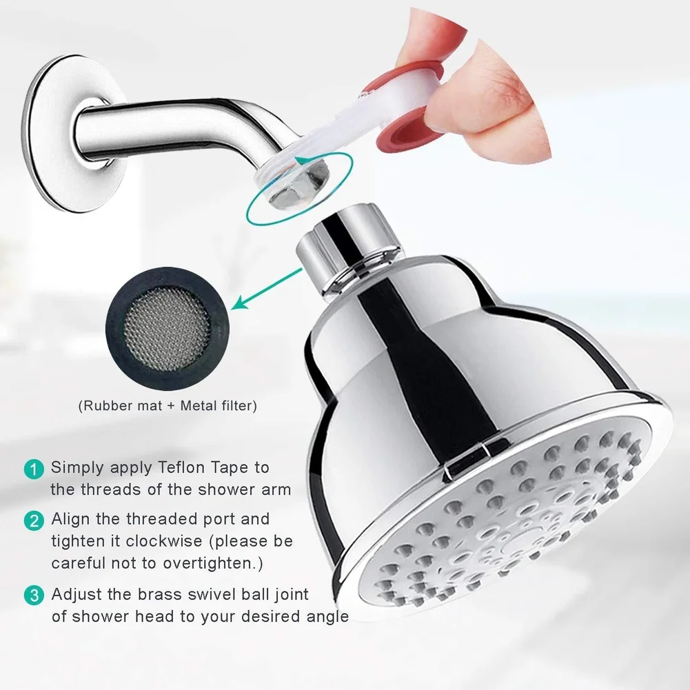 Handdouche met hoge druk, 5-sn - High Pressure Shower Head Handheld recensie en prijs