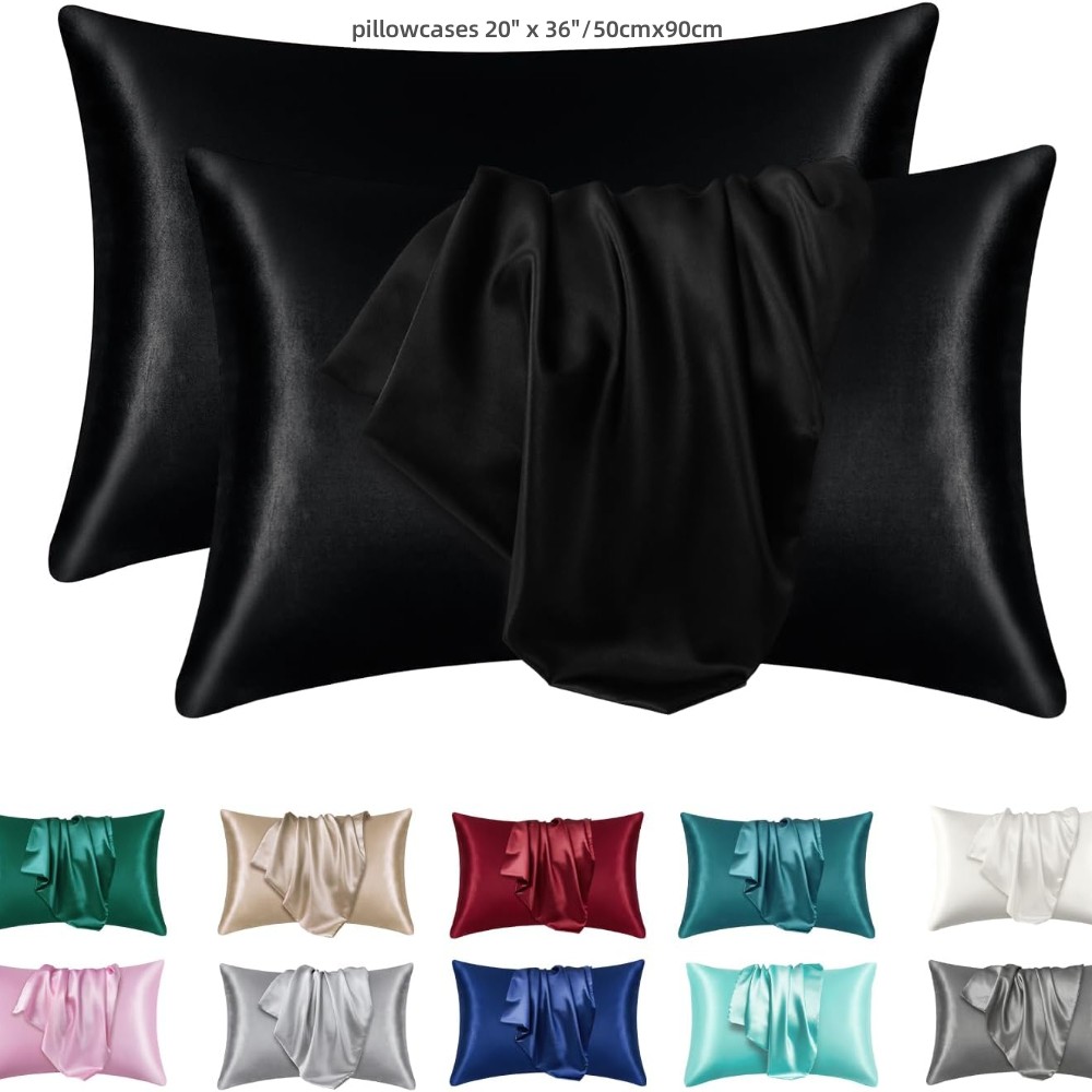 2-pack satijnen kussensloop vo - Satin Silk Pillowcase Hair Skin recensie en prijs