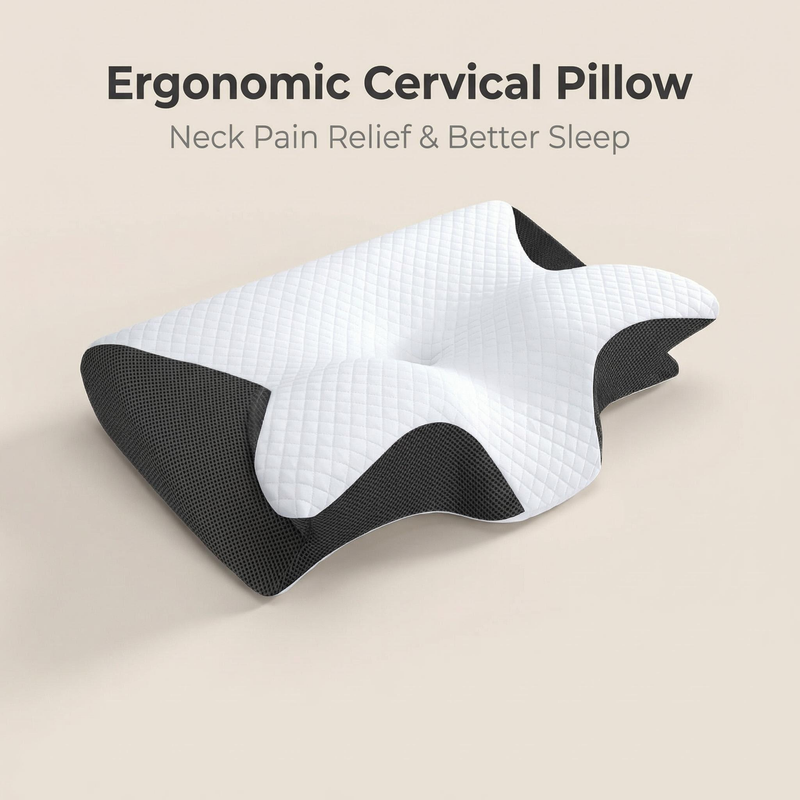 Memory Foam Kussen Cervicaal K - Memory Foam Orthopedic Pillow Neck Pain recensie en prijs