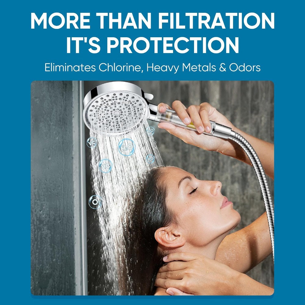 Gefilterde douchekop met handd - High Pressure Shower Head Handheld recensie en prijs