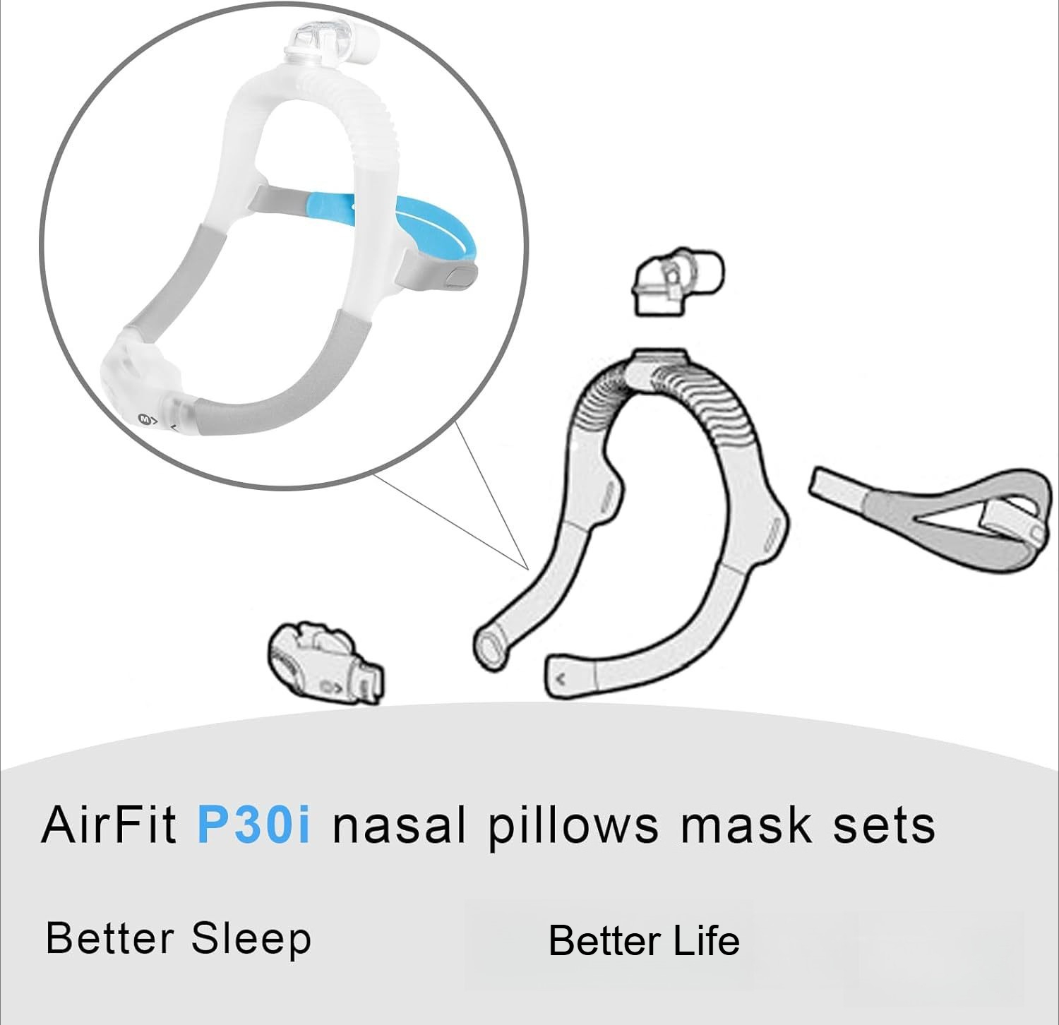 CPAP Neusmasker FitAirFit P30i - Anti Snore Contour Pillow recensie en prijs