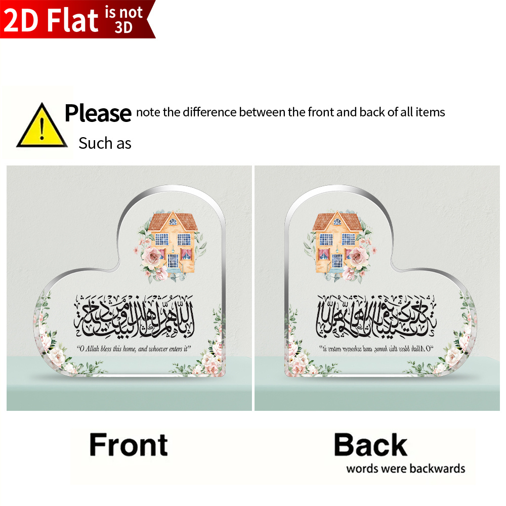 CIFBUY Acryl Plaque 2D Platte  - Home Decor recensie en prijs