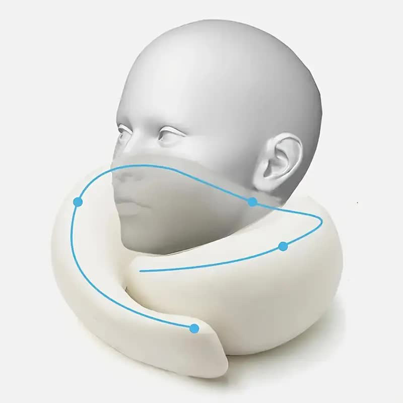 Reisnekkussen Traagschuim U-vo - Anti Snore Contour Pillow recensie en prijs