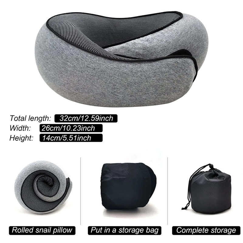 Reisnekkussen Traagschuim U-vo - Anti Snore Contour Pillow recensie en prijs