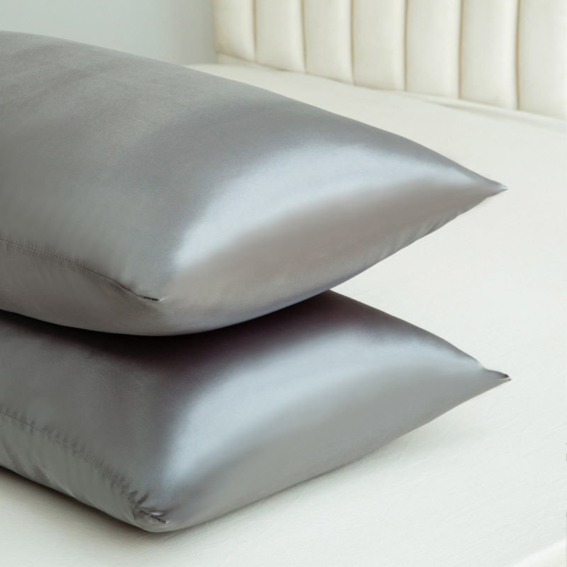 Effen Kleur Satijn Kussensloop - Satin Silk Pillowcase Hair Skin recensie en prijs