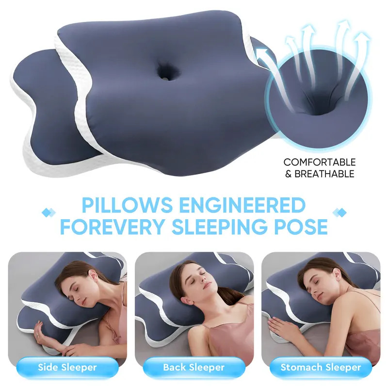 Memory Foam Kussen Cervicaal K - Memory Foam Orthopedic Pillow Neck Pain recensie en prijs