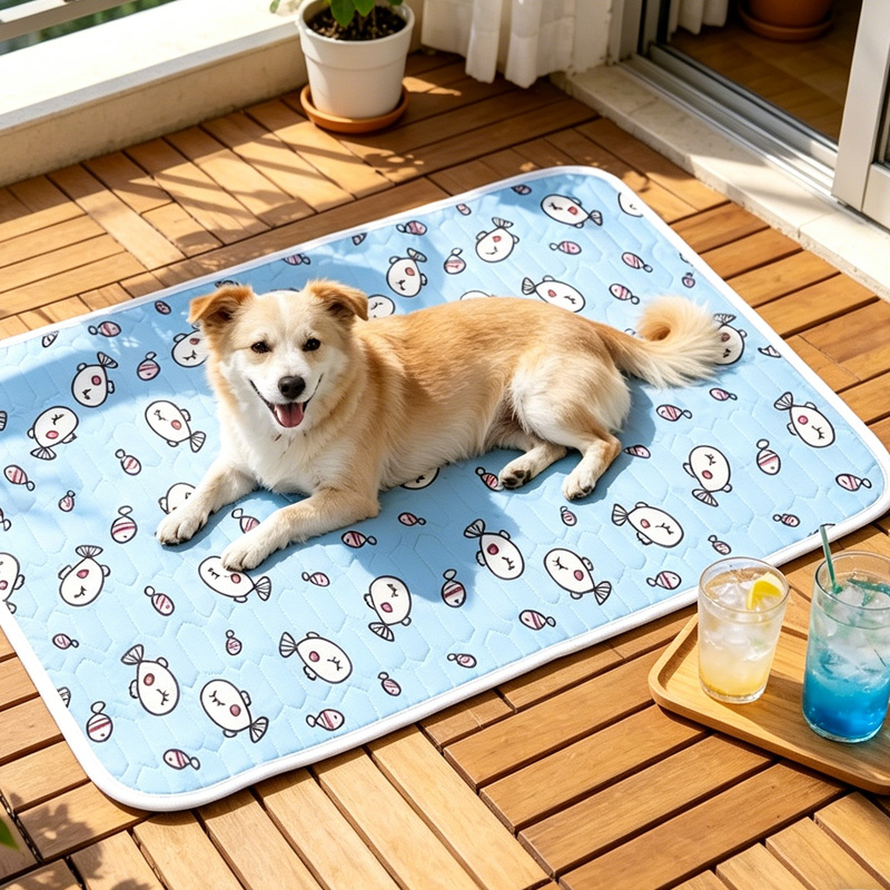 Koelmat van latex voor huisdie - Cooling Blanket Hot Sleepers recensie en prijs