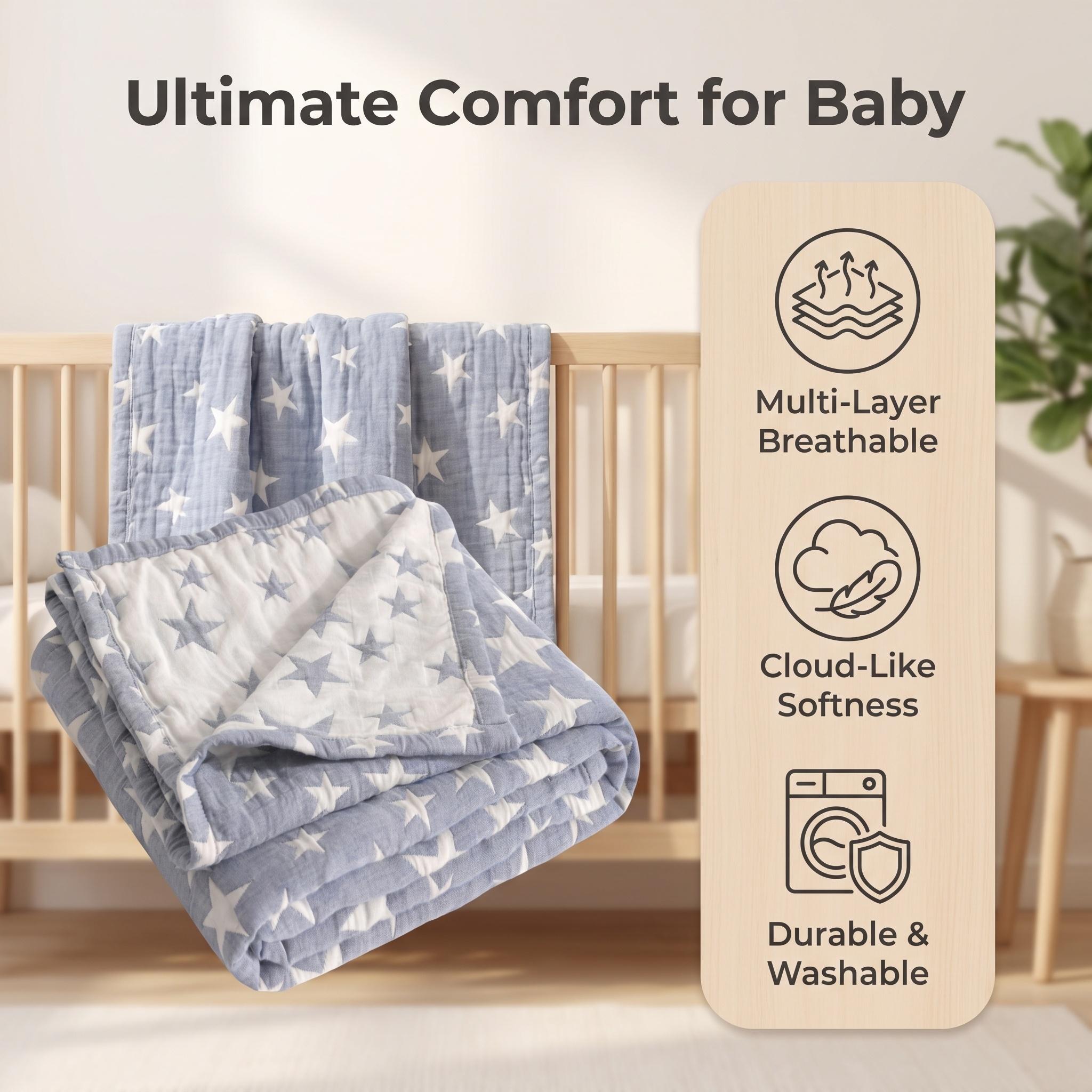 3-laags katoenen mousseline de - Muslin Cotton Bedspread recensie en prijs