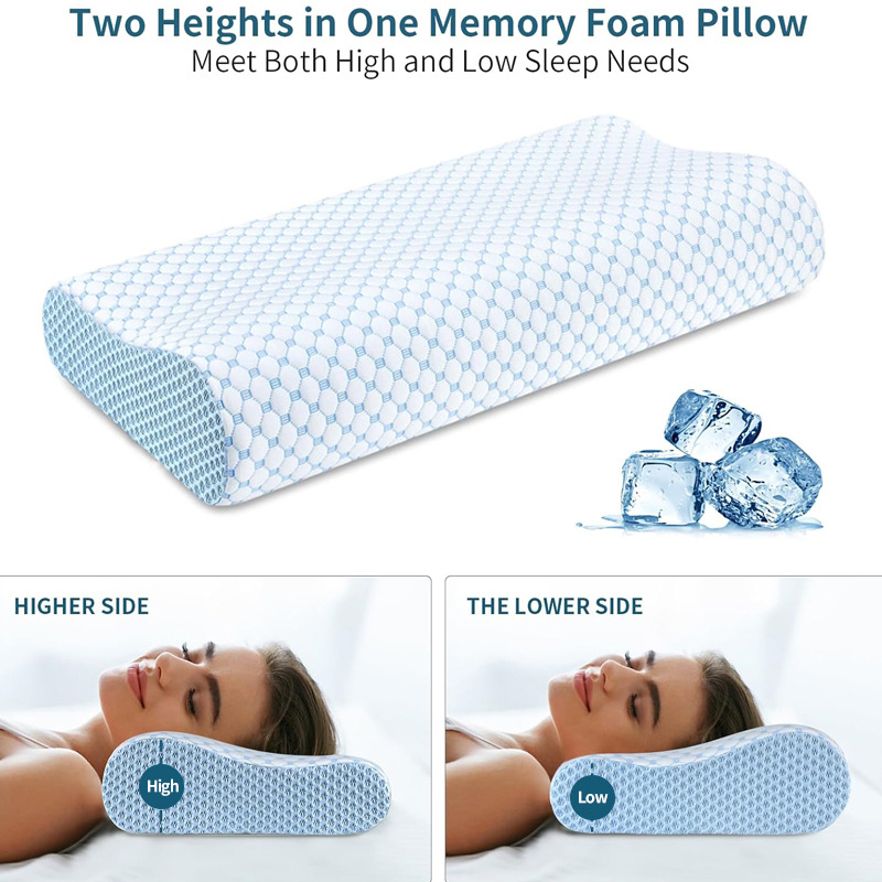 Trage Rebound Kussen 60*40*12  - Anti Snore Contour Pillow recensie en prijs