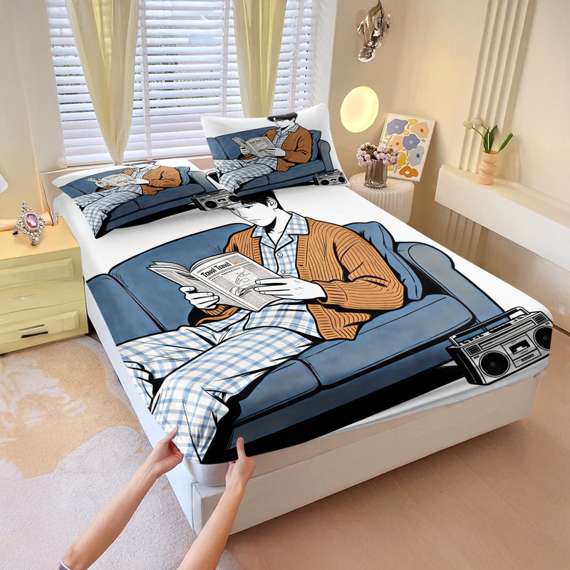 Zachte Reisset met hoeslaken,  - Fitted Bed Sheets Deep Pocket recensie en prijs