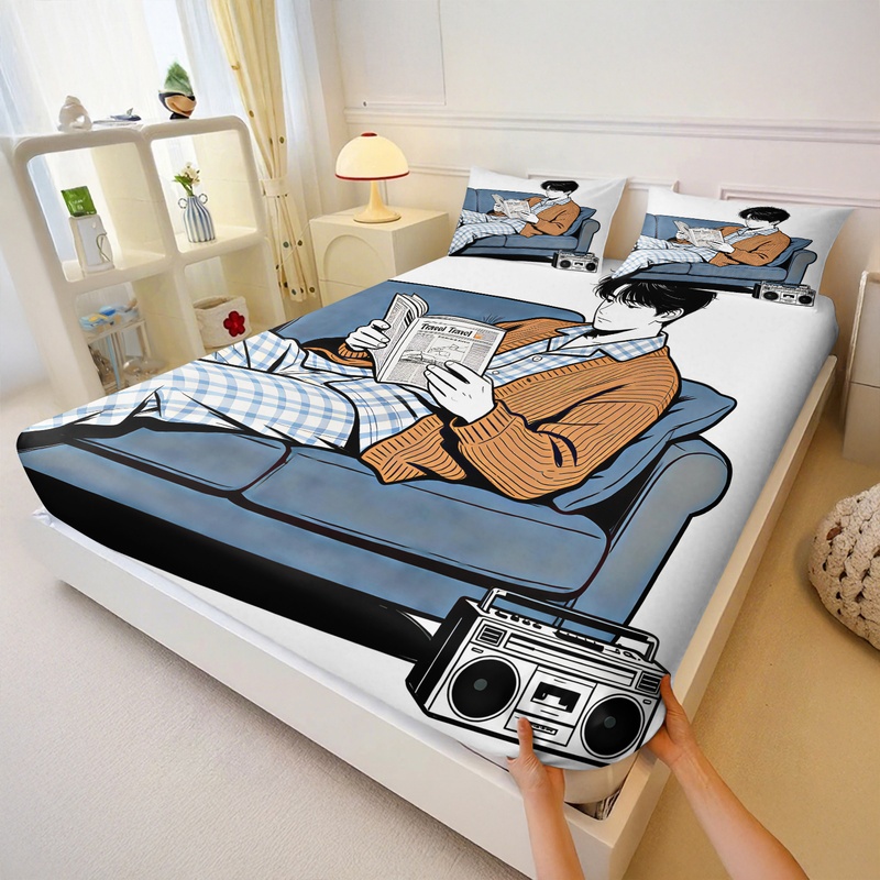Zachte Reisset met hoeslaken,  - Fitted Bed Sheets Deep Pocket recensie en prijs