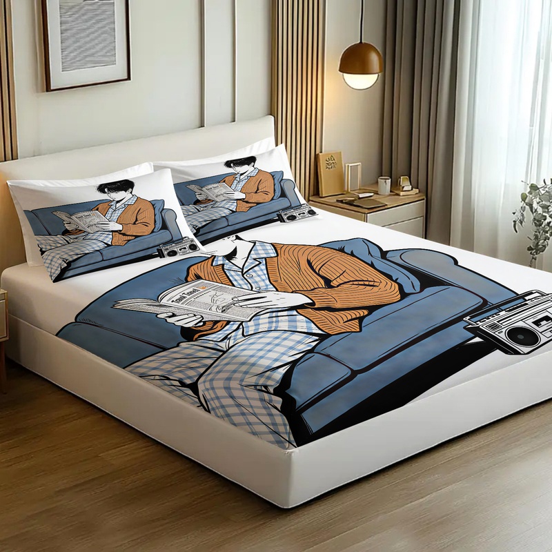 Zachte Reisset met hoeslaken,  - Fitted Bed Sheets Deep Pocket recensie en prijs