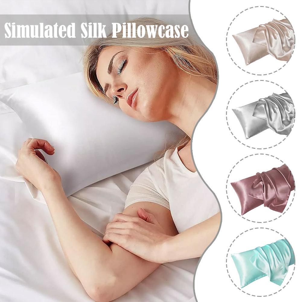 Luxe Satijnen Kussensloop Voor - Satin Silk Pillowcase Hair Skin recensie en prijs