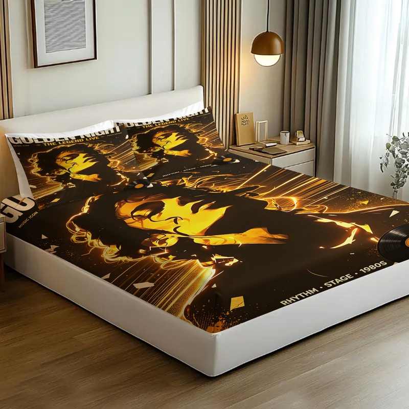 Pop Icon Michael Jackson hoesl - Fitted Bed Sheets Deep Pocket recensie en prijs