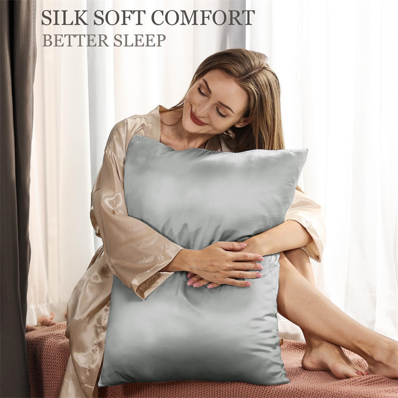 23 Momme 2 stuks 100% Mulberiz - Satin Silk Pillowcase Hair Skin recensie en prijs